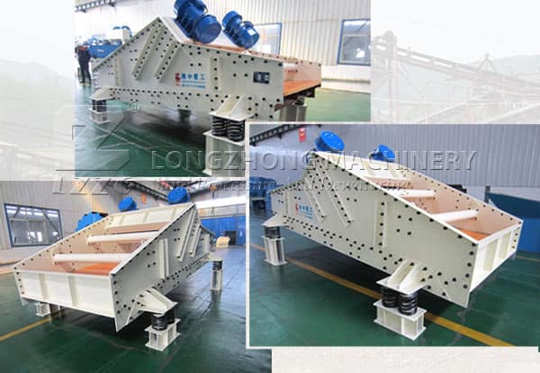 Linear vibrating screen is the most common screen equipment.